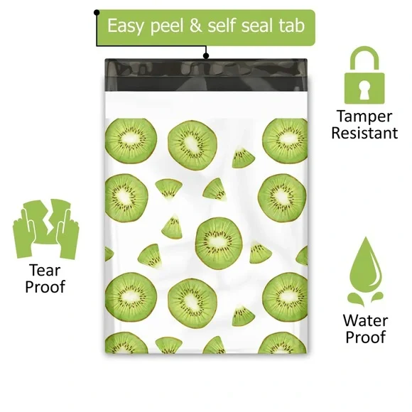 Kiwis 🥝 Poly Mailer’s 10x13 Pack of 25 - Picture 8 of 10